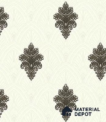 V-545 | 5 Meter x 42 Inch PVC Damask Look Wallpaper - 57 Sq. Ft.