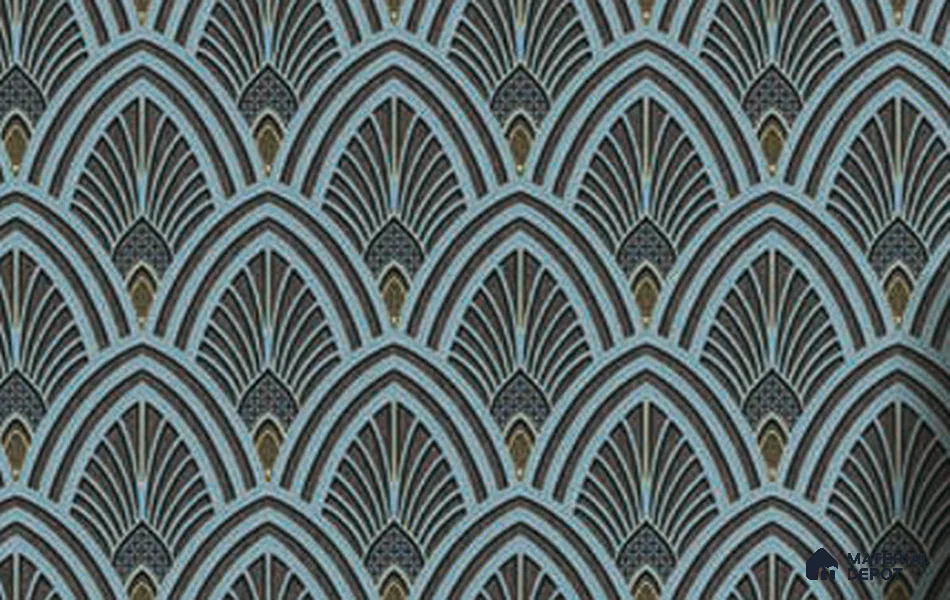 V-534 | 5 Meter x 42 Inch PVC Patterned Look Wallpaper - 57 Sq. Ft.
