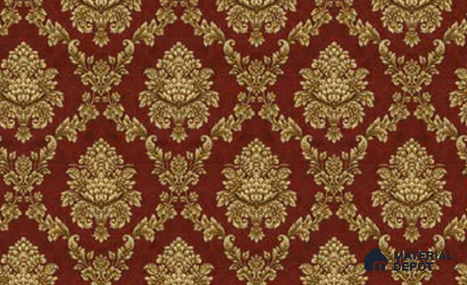 V-548 | 5 Meter x 42 Inch PVC Damask Look Wallpaper - 57 Sq. Ft.