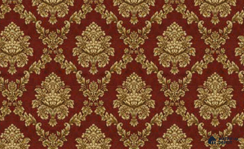V-548 | 5 Meter x 42 Inch PVC Damask Look Wallpaper - 57 Sq. Ft.