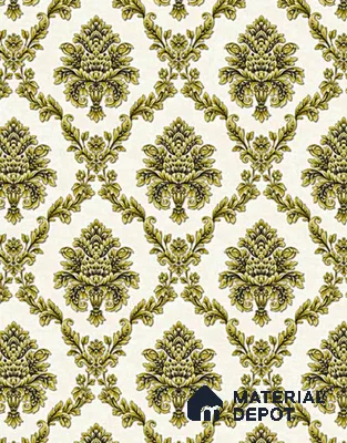 V-551 | 5 Meter x 42 Inch PVC Damask Look Wallpaper - 57 Sq. Ft.