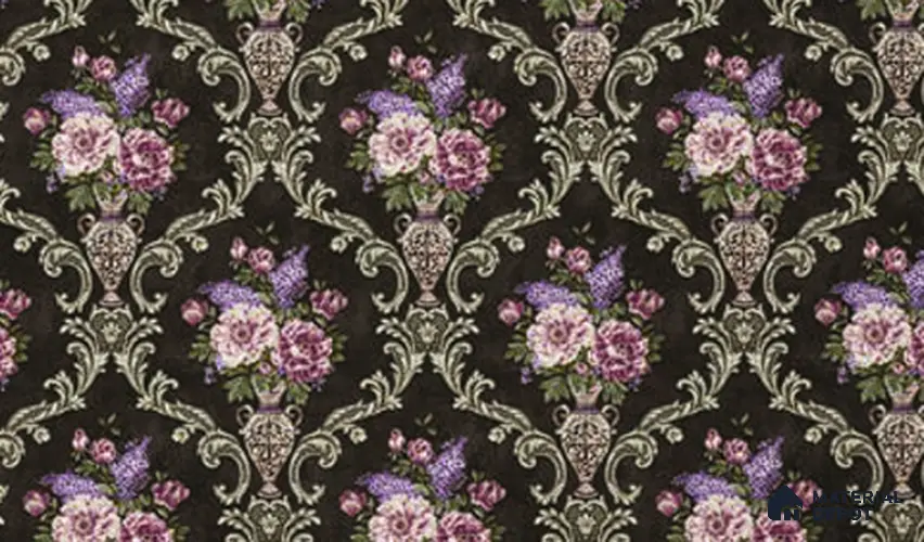 V-554 | 5 Meter x 42 Inch PVC Florals Look Wallpaper - 57 Sq. Ft.
