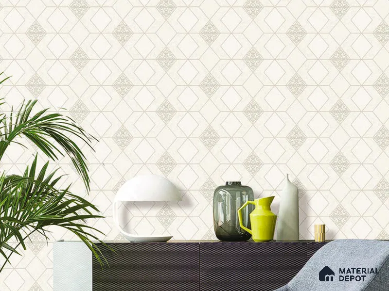V-564 | 5 Meter x 42 Inch PVC Patterned Look Wallpaper - 57 Sq. Ft.