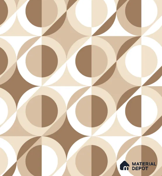 VECT-02 | 10 Meter x 21 Inch Non Woven Patterned Look Wallpaper - 57 Sq. Ft. | Minimum 15% wastage during installation