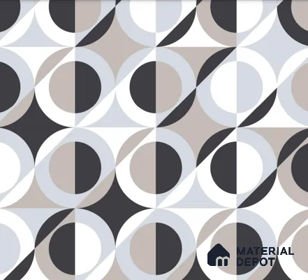 VECT-52 | 10 Meter x 21 Inch Non Woven Patterned Look Wallpaper - 57 Sq. Ft. | Minimum 15% wastage during installation