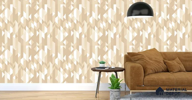 VECT-08 | 10 Meter x 21 Inch Non Woven Patterned Look Wallpaper - 57 Sq. Ft. | Minimum 15% wastage during installation