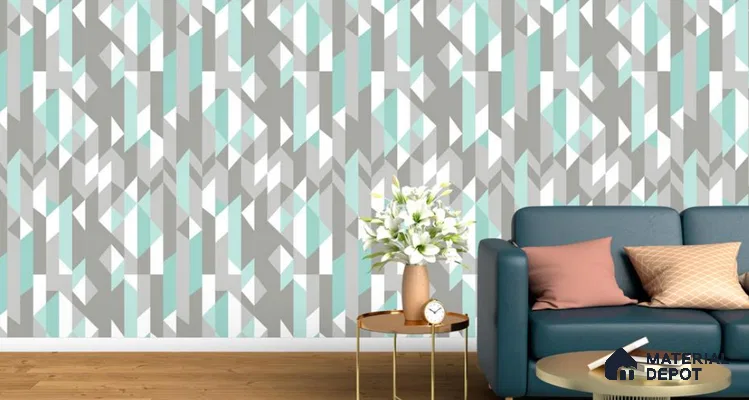 VECT-13 | 10 Meter x 21 Inch Non Woven Stripes Look Wallpaper - 57 Sq. Ft. | Minimum 15% wastage during installation