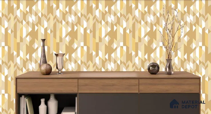 VECT-18 | 10 Meter x 21 Inch Non Woven Stripes Look Wallpaper - 57 Sq. Ft. | Minimum 15% wastage during installation