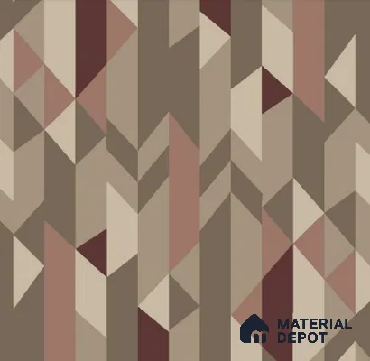 VECT-33 | 10 Meter x 21 Inch Non Woven Geometric Look Wallpaper - 57 Sq. Ft. | Minimum 15% wastage during installation