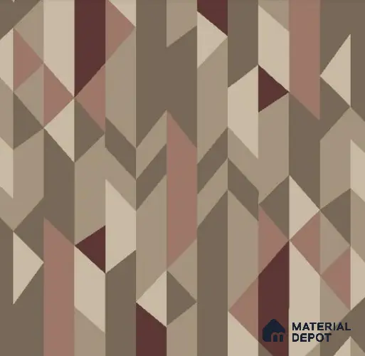VECT-33 | 10 Meter x 21 Inch Non Woven Geometric Look Wallpaper - 57 Sq. Ft. | Minimum 15% wastage during installation