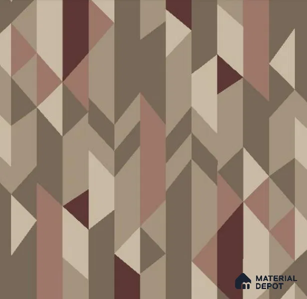 VECT-33 | 10 Meter x 21 Inch Non Woven Geometric Look Wallpaper - 57 Sq. Ft. | Minimum 15% wastage during installation