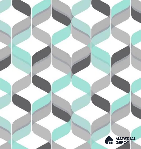 VECT-14 | 10 Meter x 21 Inch Non Woven Patterned Look Wallpaper - 57 Sq. Ft. | Minimum 15% wastage during installation