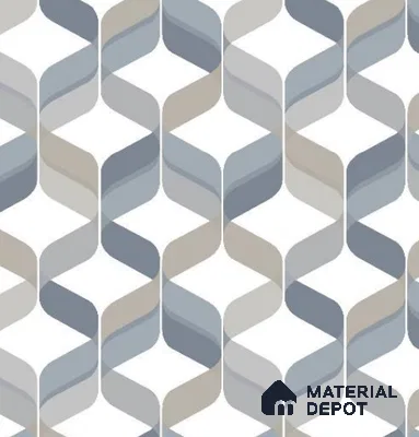 VECT-29 | 10 Meter x 21 Inch Non Woven 3D Look Wallpaper - 57 Sq. Ft. | Minimum 15% wastage during installation