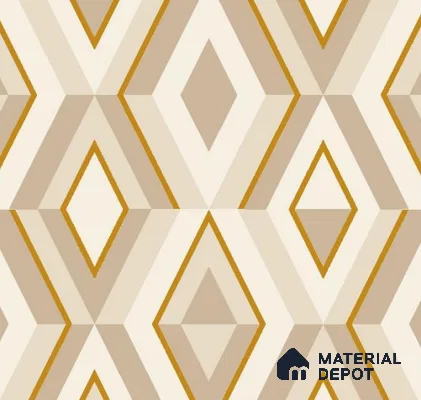 VECT-38 | 10 Meter x 21 Inch Non Woven Patterned Look Wallpaper - 57 Sq. Ft. | Minimum 15% wastage during installation