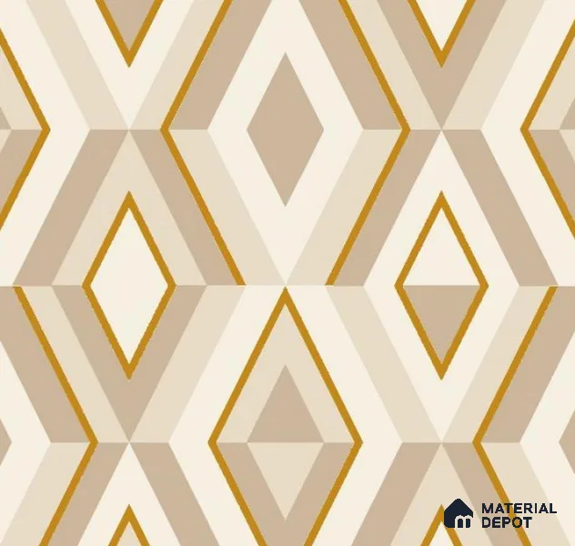 VECT-38 | 10 Meter x 21 Inch Non Woven Patterned Look Wallpaper - 57 Sq. Ft. | Minimum 15% wastage during installation