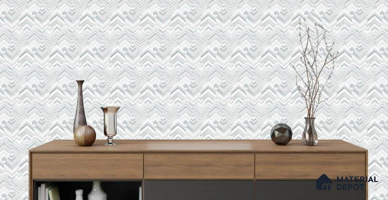 VECT-47 | 10 Meter x 21 Inch Non Woven Florals Look Wallpaper - 57 Sq. Ft. | Minimum 15% wastage during installation