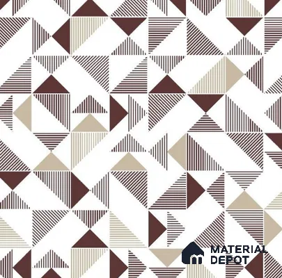 VECT-32 | 10 Meter x 21 Inch Non Woven Geometric Look Wallpaper - 57 Sq. Ft. | Minimum 15% wastage during installation
