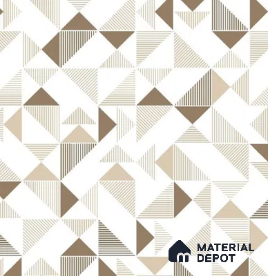VECT-37 | 10 Meter x 21 Inch Non Woven Geometric Look Wallpaper - 57 Sq. Ft. | Minimum 15% wastage during installation
