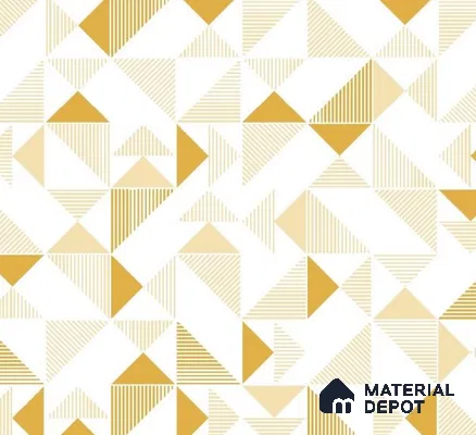 VECT-42 | 10 Meter x 21 Inch Non Woven Geometric Look Wallpaper - 57 Sq. Ft. | Minimum 15% wastage during installation