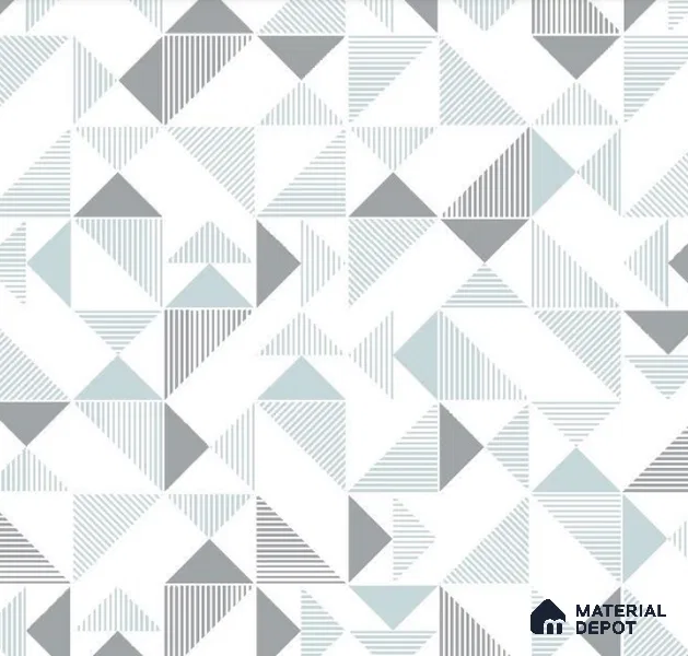 VECT-49 | 10 Meter x 21 Inch Non Woven Geometric Look Wallpaper - 57 Sq. Ft. | Minimum 15% wastage during installation