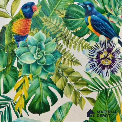 WP-1400 | 9.5 Meter x 21 Inches Florals Look Wallpaper - 54 Sq. Ft.  | Minimum 15% wastage during installation
