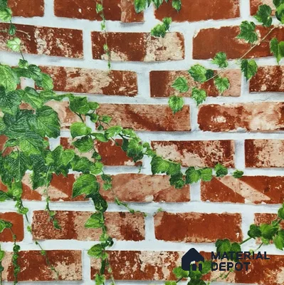 WP-1429 | 9.5 Meter x 21 Inches Brick Look Wallpaper - 54 Sq. Ft.  | Minimum 15% wastage during installation