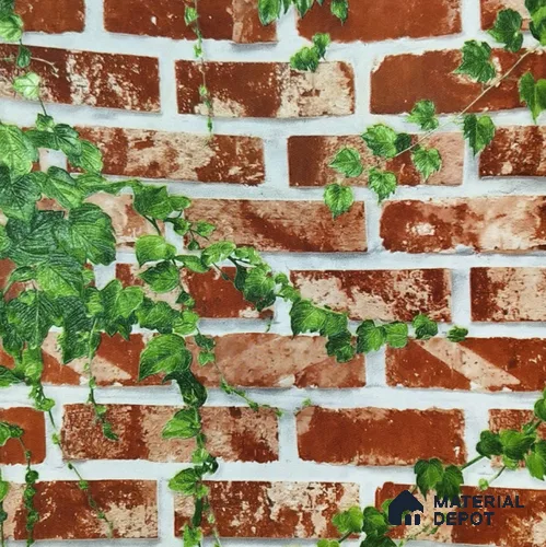 WP-1429 | 9.5 Meter x 21 Inches Brick Look Wallpaper - 54 Sq. Ft.  | Minimum 15% wastage during installation