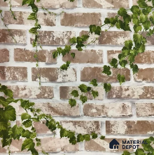 WP-1430 | 9.5 Meter x 21 Inches Brick Look Wallpaper - 54 Sq. Ft.  | Minimum 15% wastage during installation