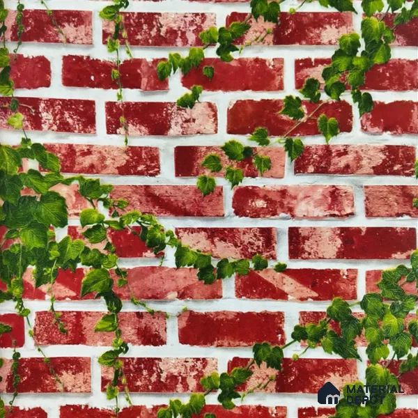 WP-1432 | 9.5 Meter x 21 Inches Brick Look Wallpaper - 54 Sq. Ft. | Minimum 15% wastage during installation