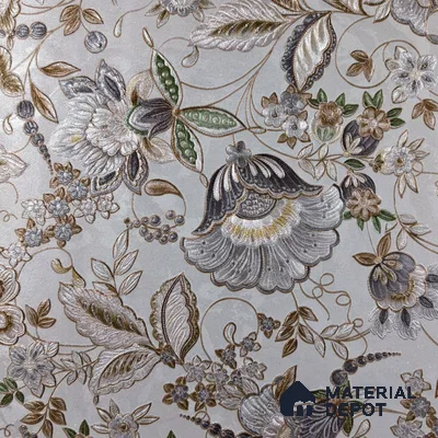 WP 1600-2 | 9.5 Meter x 21 Inch Florals Look Wallpaper - 55 Sq. Ft.