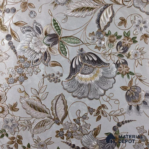WP 1600-2 | 9.5 Meter x 21 Inch Florals Look Wallpaper - 55 Sq. Ft.