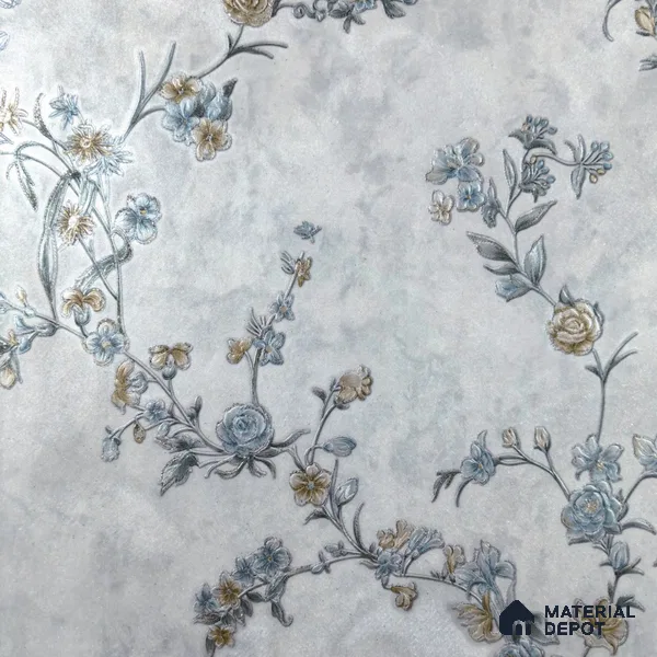 WP 1603-4 | 9.5 Meter x 21 Inch Florals Look Wallpaper - 55 Sq. Ft.