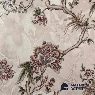 WP 1604-2 | 9.5 Meter x 21 Inch Florals Look Wallpaper - 55 Sq. Ft.