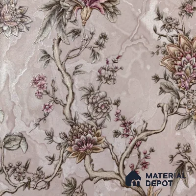 WP 1604-3 | 9.5 Meter x 21 Inch Florals Look Wallpaper - 55 Sq. Ft.
