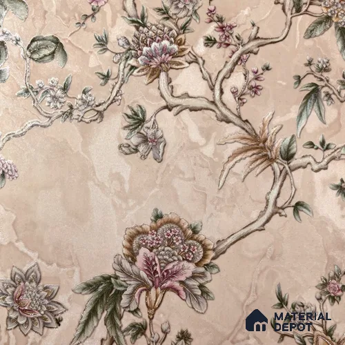 WP 1604-4 | 9.5 Meter x 21 Inch Florals Look Wallpaper - 55 Sq. Ft.