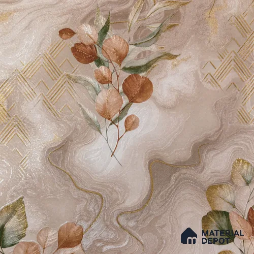 WP 1606-1 | 9.5 Meter x 21 Inch Florals Look Wallpaper - 55 Sq. Ft.