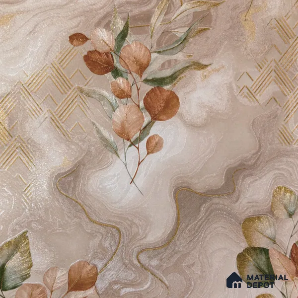 WP 1606-1 | 9.5 Meter x 21 Inch Florals Look Wallpaper - 55 Sq. Ft.