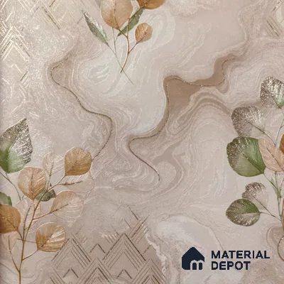WP 1606-2 | 9.5 Meter x 21 Inch Florals Look Wallpaper - 55 Sq. Ft.