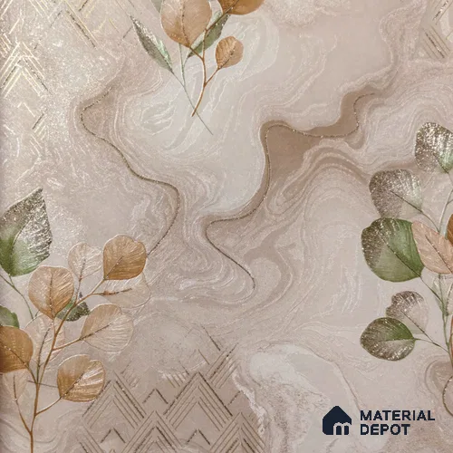 WP 1606-2 | 9.5 Meter x 21 Inch Florals Look Wallpaper - 55 Sq. Ft.
