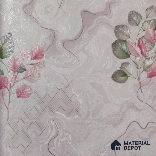 WP 1606-3 | 9.5 Meter x 21 Inch Florals Look Wallpaper - 55 Sq. Ft.