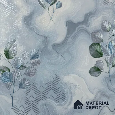 WP 1606-4 | 9.5 Meter x 21 Inch Florals Look Wallpaper - 55 Sq. Ft.