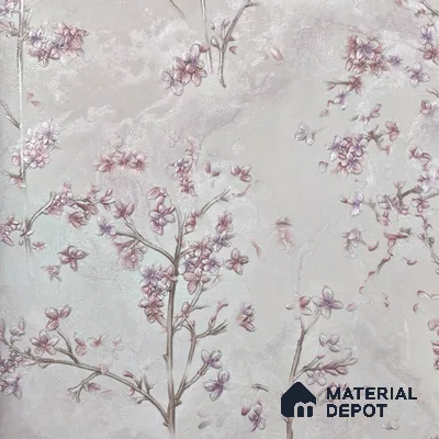 WP 1608-2 | 9.5 Meter x 21 Inch Florals Look Wallpaper - 55 Sq. Ft.