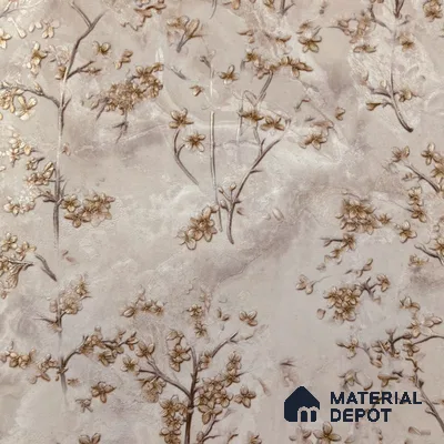 WP 1608-4 | 9.5 Meter x 21 Inch Florals Look Wallpaper - 55 Sq. Ft.