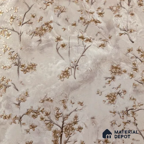 WP 1608-4 | 9.5 Meter x 21 Inch Florals Look Wallpaper - 55 Sq. Ft.