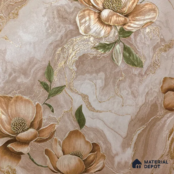 WP 1609-1 | 9.5 Meter x 21 Inch Florals Look Wallpaper - 55 Sq. Ft.