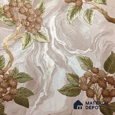 WP 1611-1 | 9.5 Meter x 21 Inch Florals Look Wallpaper - 55 Sq. Ft.