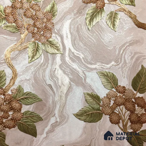 WP 1611-1 | 9.5 Meter x 21 Inch Florals Look Wallpaper - 55 Sq. Ft.