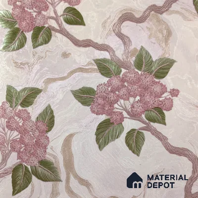 WP 1611-3 | 9.5 Meter x 21 Inch Florals Look Wallpaper - 55 Sq. Ft.