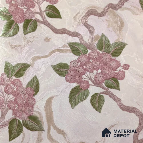 WP 1611-3 | 9.5 Meter x 21 Inch Florals Look Wallpaper - 55 Sq. Ft.