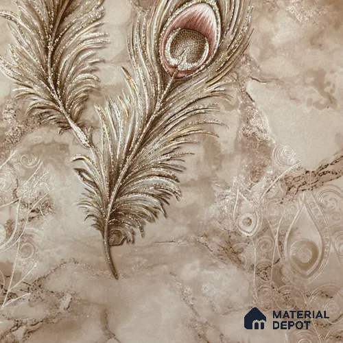 WP 1612-1 | 9.5 Meter x 21 Inch Florals Look Wallpaper - 55 Sq. Ft.